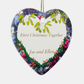 初めてのクリスマス・トゥガザー・キープ酒 セラミックオーナメント (右)