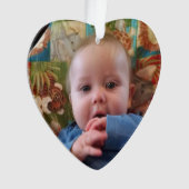 初めてのクリスマス ニューベイビー記念品 オーナメント (正面)