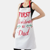 初めてのクリスマス パパとして エプロン (インサイチュ)