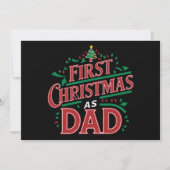 初めてのクリスマス・ファーストクリスマス親子おそろい シーズンカード (正面)