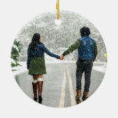 初めてのクリスマス+フォトセラミックオーナメント セラミックオーナメント (裏面)