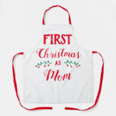 初めてのクリスマス・ママとして エプロン (正面)