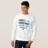 初めてのクリスマス 前立腺がんサバイバー スウェットシャツ (正面フル)