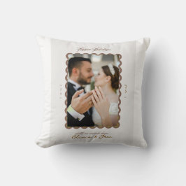 初めてのクリスマス、結婚して幸せいっぱい クッション