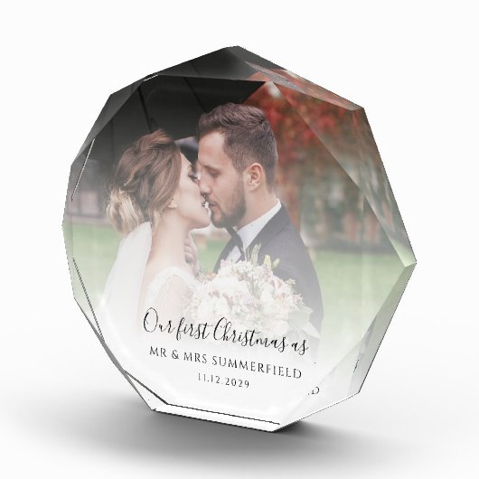 初めてのクリスマス 結婚記念日の写真 フォトブロック (右)