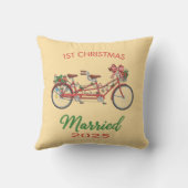 初めてのクリスマス 結婚2025 | 新婚夫婦 クッション (裏面)