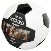 初めてのクリスマス 2枚の写真 サッカーボール (3/4)