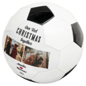 初めてのクリスマス 2枚の写真 サッカーボール (3/4)