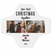 初めてのクリスマス 2枚の写真 サッカーボール (フラット)