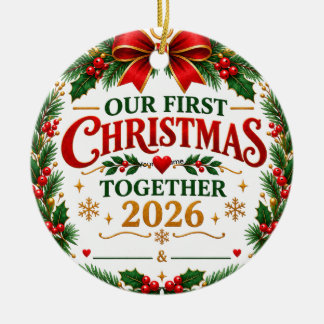 初めてのクリスマス 2026 セラミックオーナメント