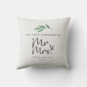 初めてのクリスマス Mr. and Mrs. 遺品クッション クッション (裏面)
