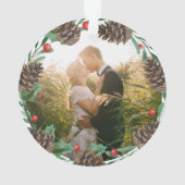 初めてのクリスマス| Mr & Mrs|ピネコーンリース オーナメント (裏面)