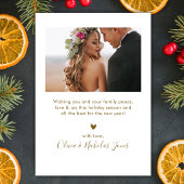 初めてのクリスマス Mr&Mrs 5枚の写真 クリスマス