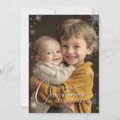 初めてのクリスマスAs Big Brother写真 シーズンカード (正面)