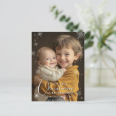 初めてのクリスマスAs Big Brother写真 ポストカード (スタンド正面)