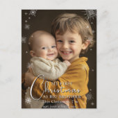 初めてのクリスマスAs Big Brother写真 ポストカード (正面)