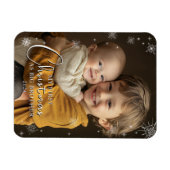 初めてのクリスマスAs Big Brother写真 マグネット (横)