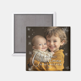 初めてのクリスマスAs Big Brother写真 マグネット