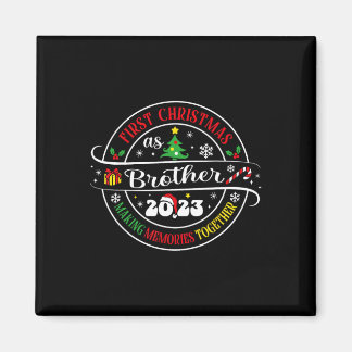 初めてのクリスマスAs Brother 2023 Christmas Family X マグネット