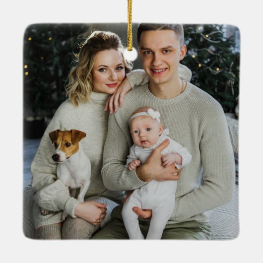 初めてのクリスマスFamily Berry Greeneryの写真2 セラミックオーナメント (裏面)