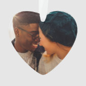 初めてのクリスマスHolly婚約した金ゴールドスクリプトの写真 オーナメント (裏面)