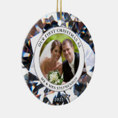 初めてのクリスマスMR MRS Diamondエレガント 2写真 セラミックオーナメント (右)