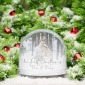 初めてのクリスマスMr. Mrs. Newlywedの2枚の写真 (クリスマス)