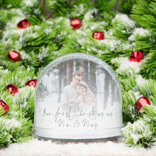 初めてのクリスマスMr. Mrs. Newlywedの2枚の写真 (クリスマス)