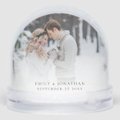 初めてのクリスマスMr. Mrs. Newlywedの2枚の写真 (裏面)