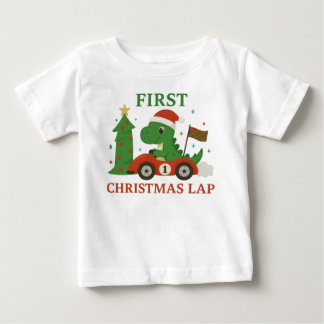 初めてのクリスマスTシャツ、ベビー&幼児用Tシャツ、トップス ベビーTシャツ