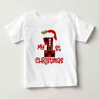 初めてのクリスマスTシャツ ベビーTシャツ