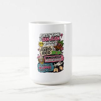 初めてのサンファン、息子へ Funny Puerto Rico コーヒーマグカップ