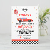 初めてのサーキットバースデー 招待状 (スタンド正面)