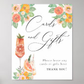 初めてのスプリッツが恋しくなる ブライトカクテル カード＆ギフト ポスター (正面)