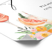 初めてのスプリッツで恋に落ちる ブライトカクテルギフト ポスター (角)