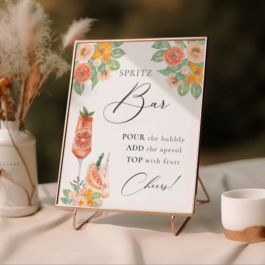 初めてのスプリッツで恋に落ちる ブライトカクテルバー ポスター