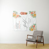 初めてのスプリッツで恋に落ちる ブライトカクテル ブライダルシャワー タペストリー (インサイチュ(横))