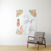 初めてのスプリッツで恋に落ちる ブライトカクテル ブライダルシャワー タペストリー (インサイチュ)