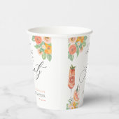 初めてのスプリッツで恋に落ちる ブライトカクテル ブライダルシャワー 紙コップ (右)