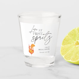 初めてのスプリッツで恋に落ちる 花嫁のシャワー ショットグラス