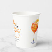 初めてのスプリッツ サマーカクテル ブライダルシャワー 紙コップ (右)
