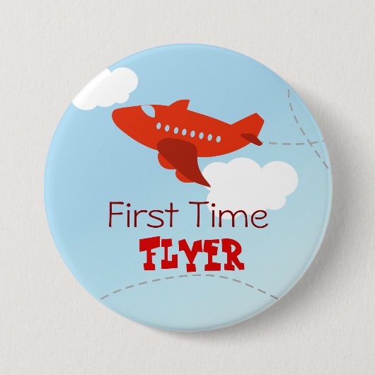 初めてのチラシ 缶バッジ (正面)