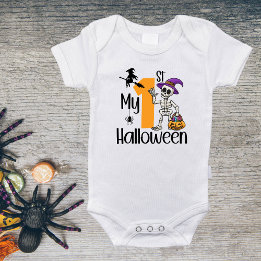 初めてのハロウィンに怖可愛いコスチュームを ベビーボディスーツ