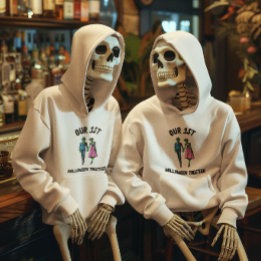 初めてのハロウィンを一緒にカップルTシャツ トライブレンドTシャツ