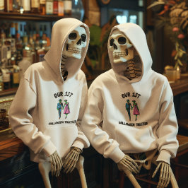 初めてのハロウィンを一緒にカップルTシャツ トライブレンドTシャツ