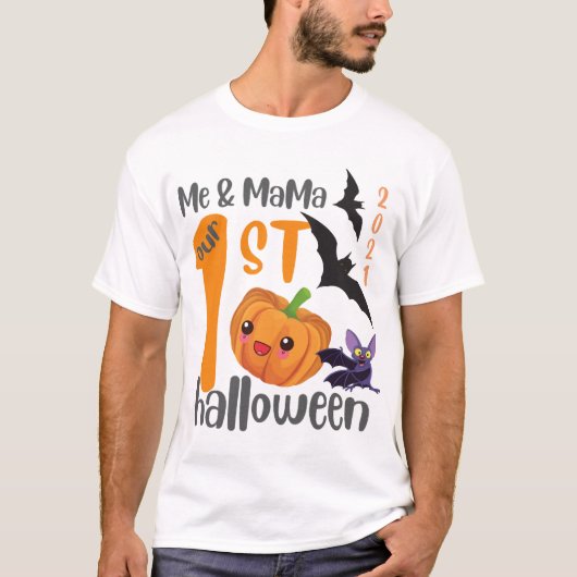 初めてのハロウィン Tシャツ (正面)