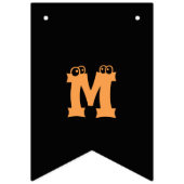 初めてのハロウィーンかわいい友不気味達 バンティングフラッグ (第2の旗)