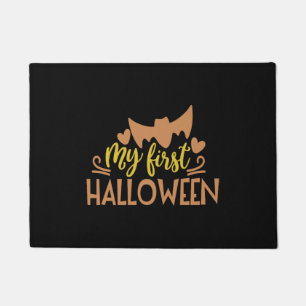 初めてのハロウィーン – ハロウィーン ドアマット