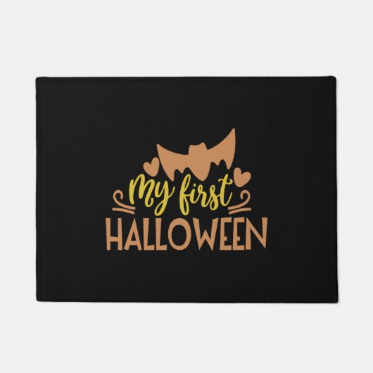初めてのハロウィーン – ハロウィーン ドアマット (正面)