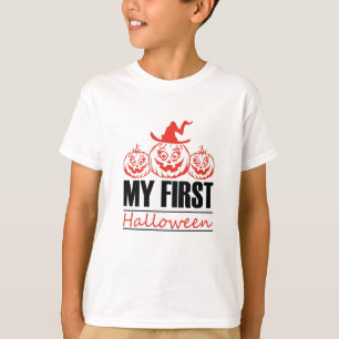 初めてのハロウィーン – ハロウィーン – 幽霊 – ホラーおもしろい – ホラー Tシャツ